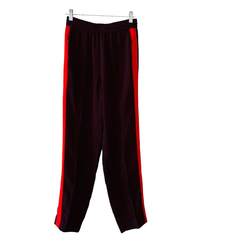Lacoste Side Striped Pull On Jogger Pants Size EU 32 Red - Picture 2 of 12